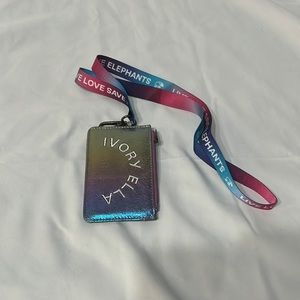 Ivory Ella lanyard with wallet